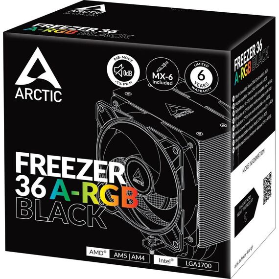 Arctic Freezer 36 ARGB BlackAC Processor cooler FRE00124A