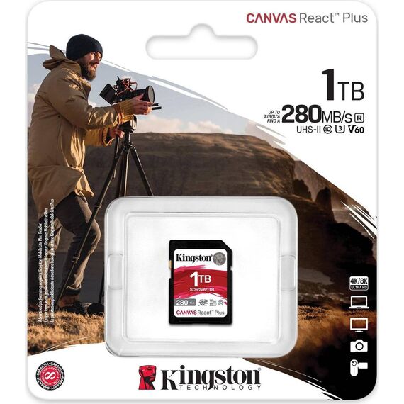 Kingston Canvas React Plus Flash memory card 1 TB SDR2V61TB