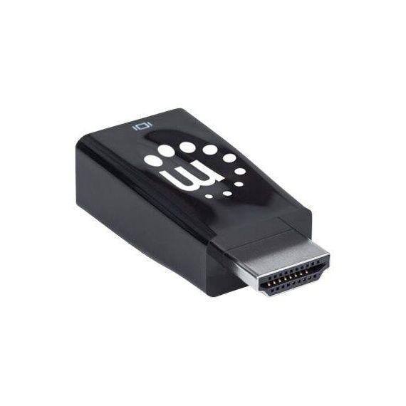 Manhattan HDMI to VGA (with Audio) Converter, 1080p, Mal | 151542