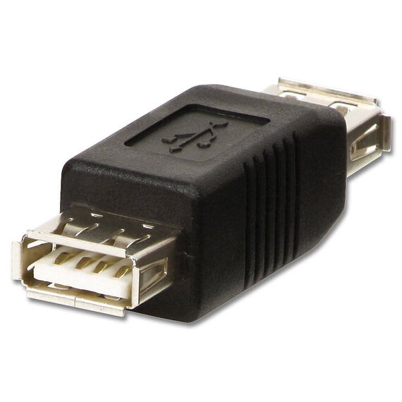 Lindy - USB gender changer - USB (F) to USB (F) - black | 71230