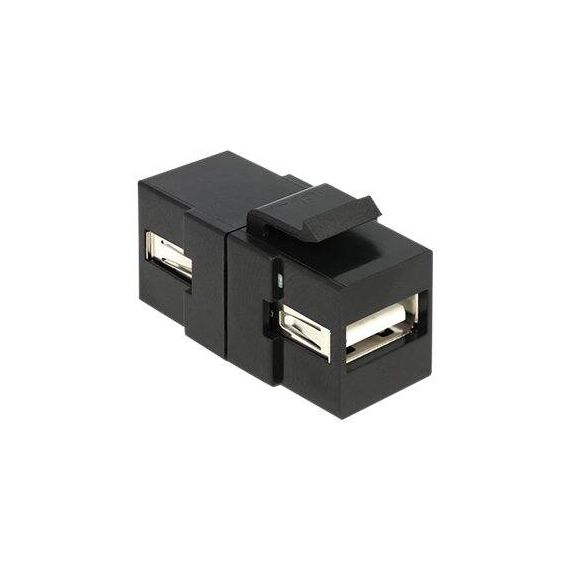 DeLOCK Keystone module - Keystone jack - USB Type A - bla | 86367