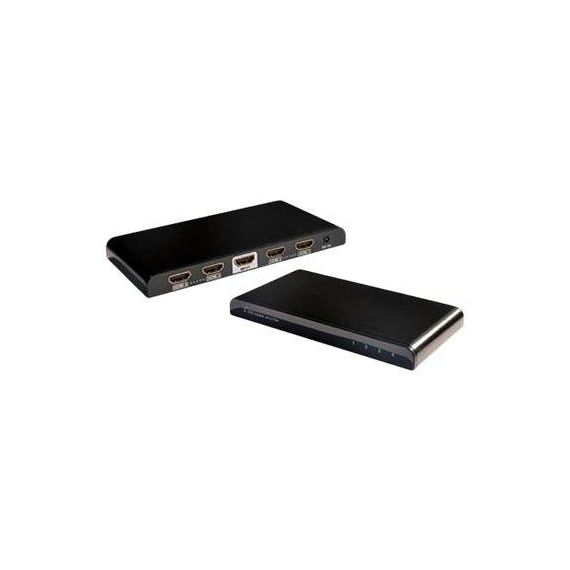 TECHly - Video/audio splitter - 4 x HDMI - desk | IDATA-HDMI2-4K4