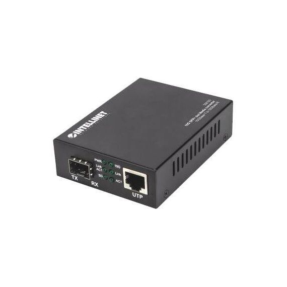 Intellinet 10GBase-T to 10GBase-R Media Converter, 1 x 1 | 508193