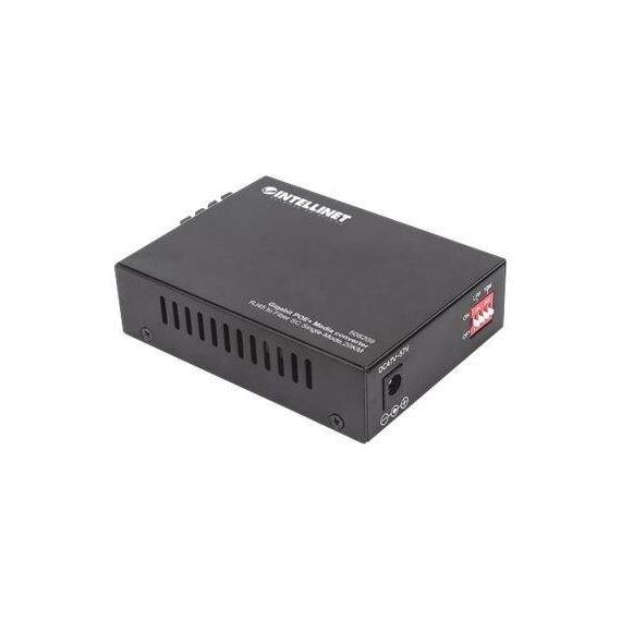Intellinet Gigabit PoE+ Media Converter, 1000Base-T RJ45 | 508209