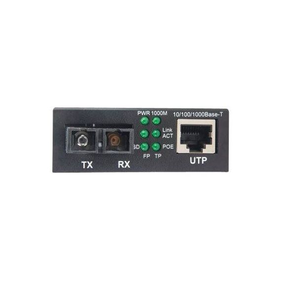 Intellinet Gigabit PoE+ Media Converter, 1000Base-T RJ45 | 508209