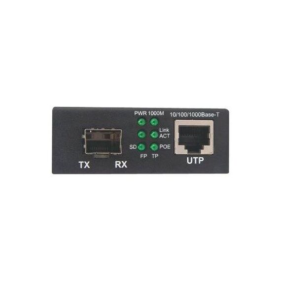 Intellinet Gigabit PoE+ Media Converter, 1 x 1000Base-T  | 508216