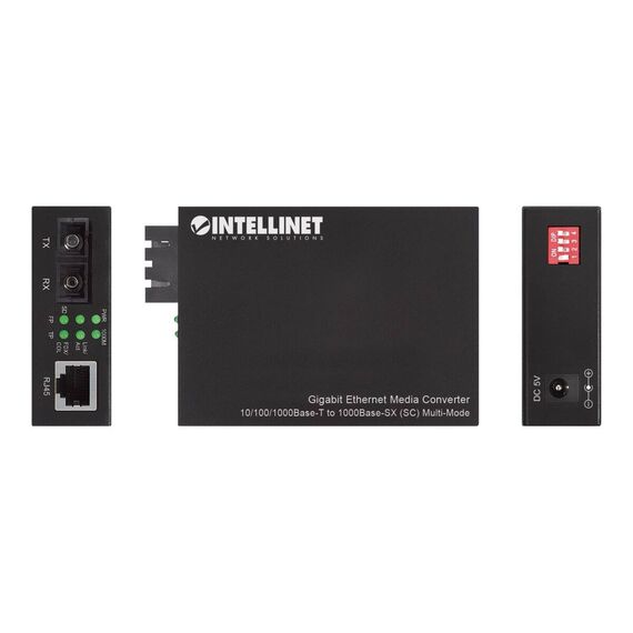 Intellinet - Fibre media converter - GigE - 10Base-T, 10 | 508544