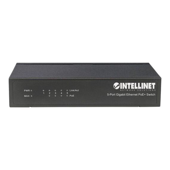 Intellinet 5-Port Gigabit Ethernet PoE+ Switch, 4 x PSE  | 561228