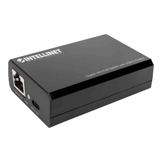 Intellinet PoE Splitter with USB-C Output, PoE++ / 4PPoE | 561693