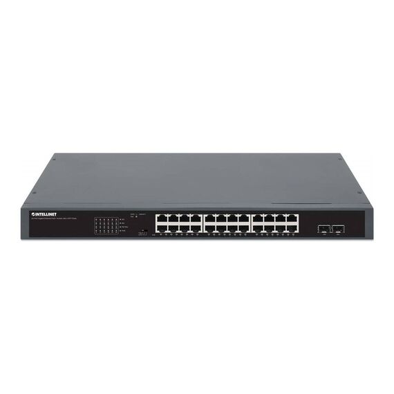 Intellinet - Switch - 24 x 10/100/1000 (PoE+) + 2 x 10 G | 561907