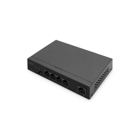 Digitus 4- Port Gigabit PoE Netzwerkswitch, Desktop, | DN-95330-1