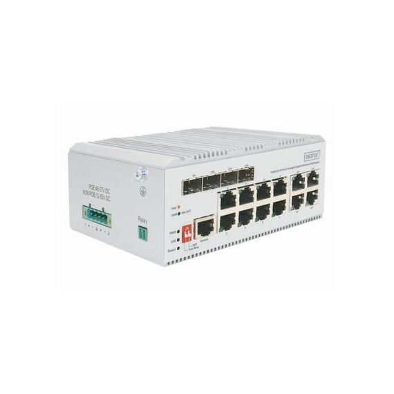 Digitus 8 port Gigabit Ethernet network PoE switch, i | DN-651139