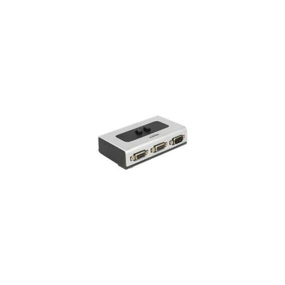 DeLock - Switch - 3 x serial - desktop, wall-mountable | 87729