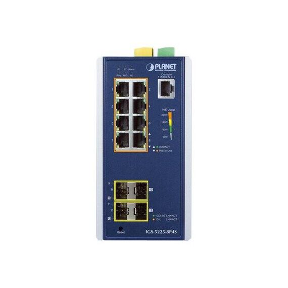 PLANET IGS-5225-8P4S - Switch - L2+ - Managed - 8 x 10/100/1000 (
