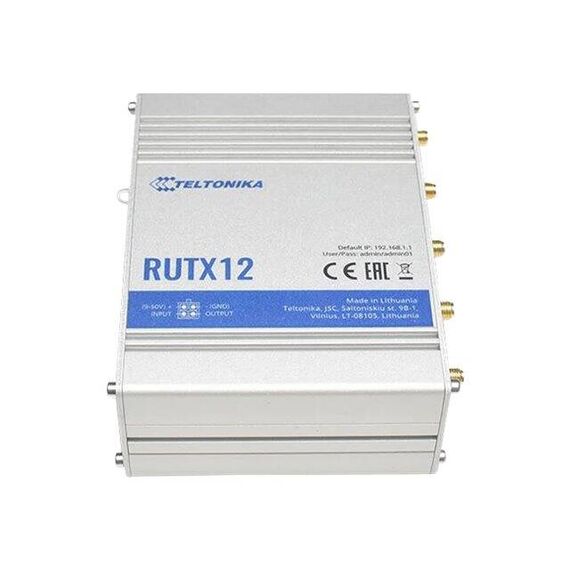 Teltonika RUTX12 - Wireless router - WWAN - 5-port | RUTX12000000
