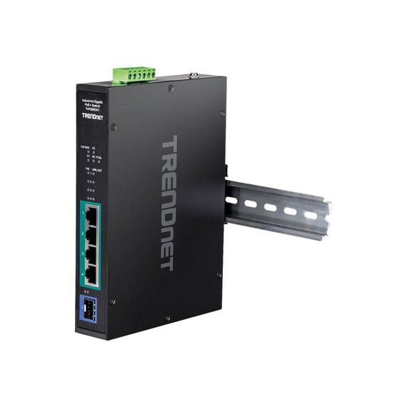 TRENDnet TI-PGM541 - Switch - -20° - 65°C (-4° - 149°F) - 4 x 10/