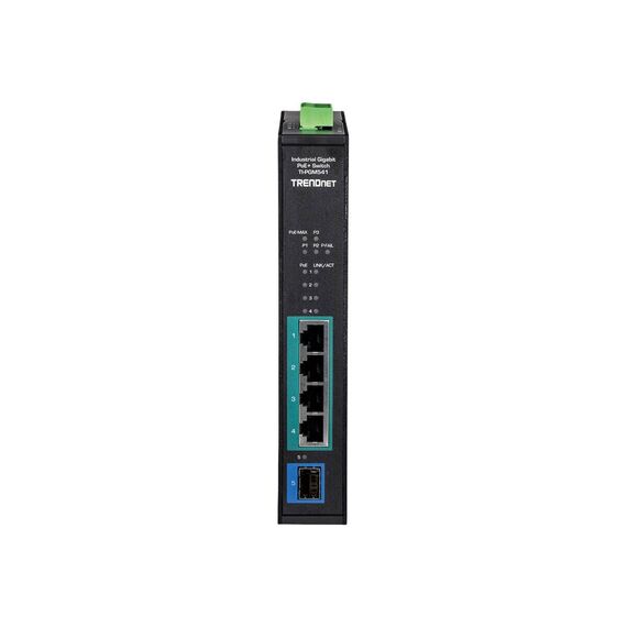 TRENDnet TI-PGM541 - Switch - -20° - 65°C (-4° - 149°F) - 4 x 10/