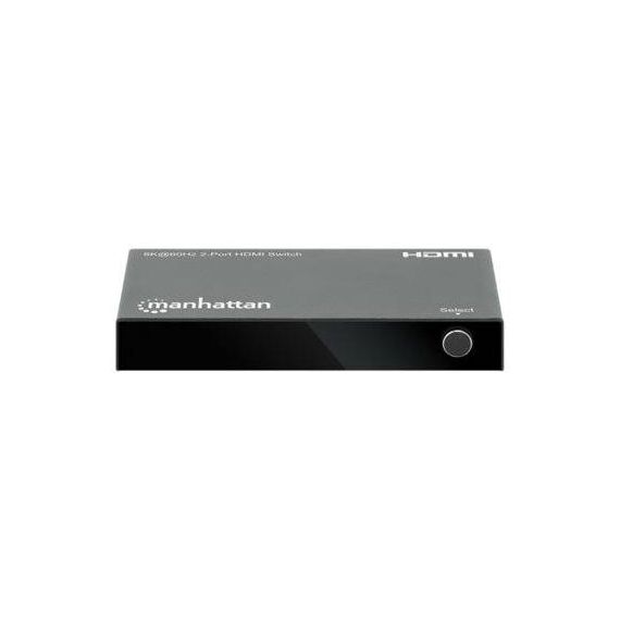 Manhattan HDMI Switch 2-Port, 8K@60Hz, Connects x2 HDMI  | 207942