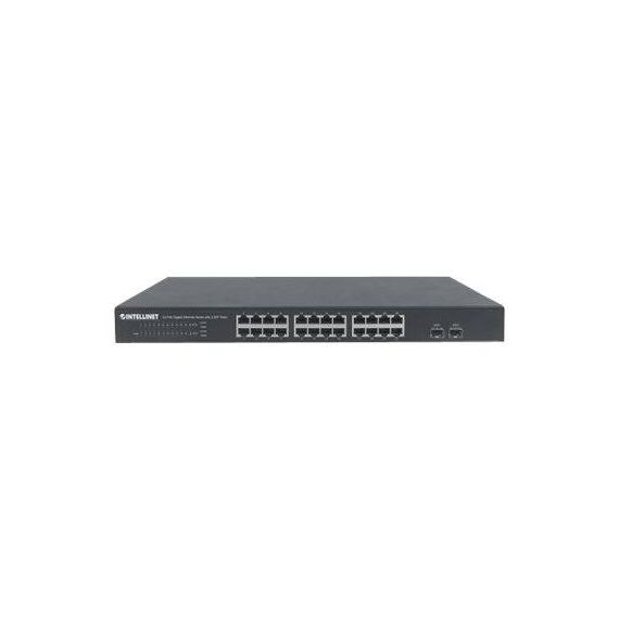 Intellinet 24-Port Gigabit Ethernet Switch with 2 SFP Po | 561044