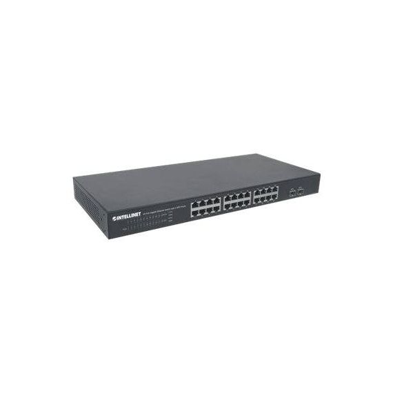 Intellinet 24-Port Gigabit Ethernet Switch with 2 SFP Po | 561044