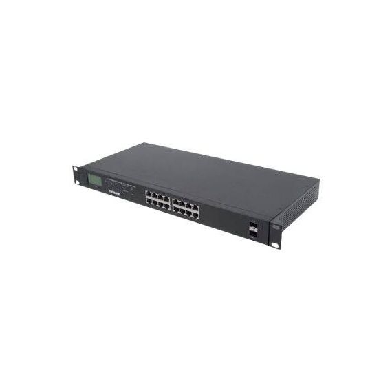 Intellinet 16-Port Gigabit Ethernet PoE+ Switch with 2 S | 561259