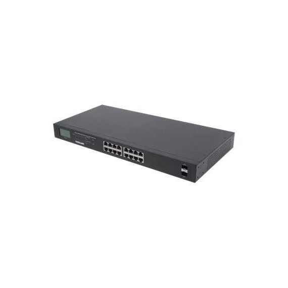 Intellinet 16-Port Gigabit Ethernet PoE+ Switch with 2 S | 561259