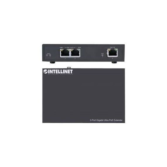 Intellinet 2-Port Gigabit Ultra PoE Extender, Adds up to | 561600