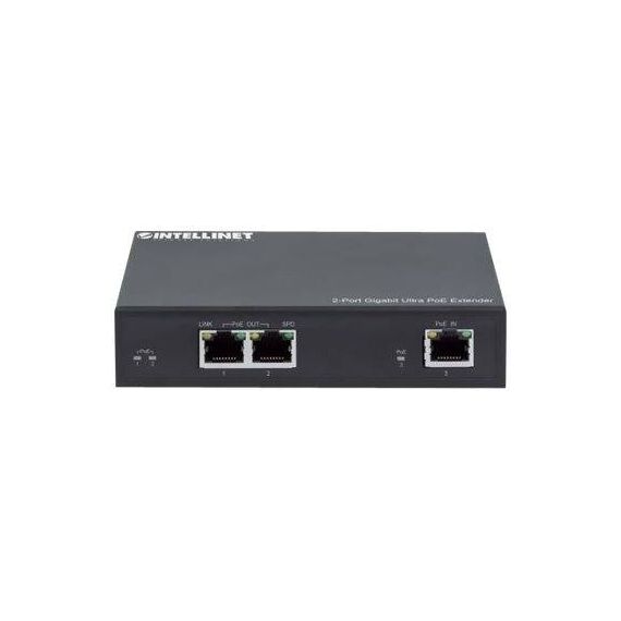 Intellinet 2-Port Gigabit Ultra PoE Extender, Adds up to | 561600