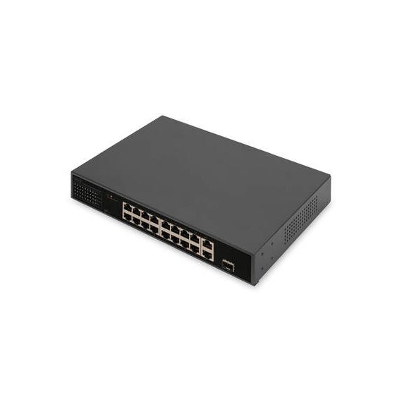 Digitus 16 Port Fast Ethernet PoE Switch , 2 Gigabit U | DN-95355