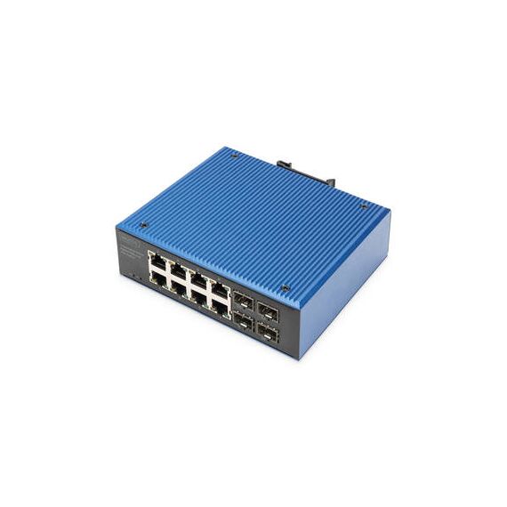 Digitus Industrial 8+4 -Port Gigabit Ethernet PoE Swi | DN-651153