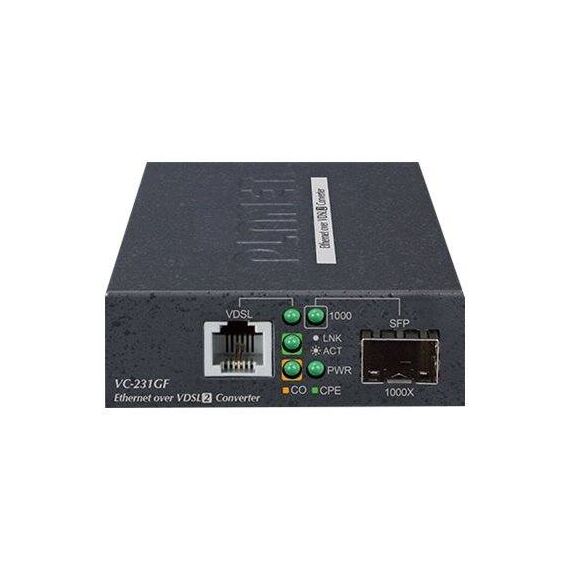 PLANET VC-231GF - Media converter - GigE, Ethernet over VDSL2 - 1