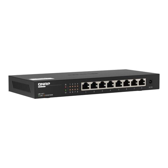QNAP QSW-1108-8T - Switch - unmanaged - 8 x 10/100/1000/2.5G - de