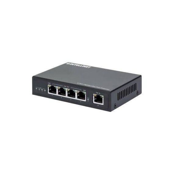 Intellinet 4-Port Gigabit Ultra PoE Extender, Adds up to 100m 561617