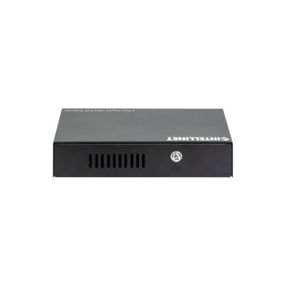 Intellinet 4-Port Gigabit Ultra PoE Extender, Adds up to 100m 561617