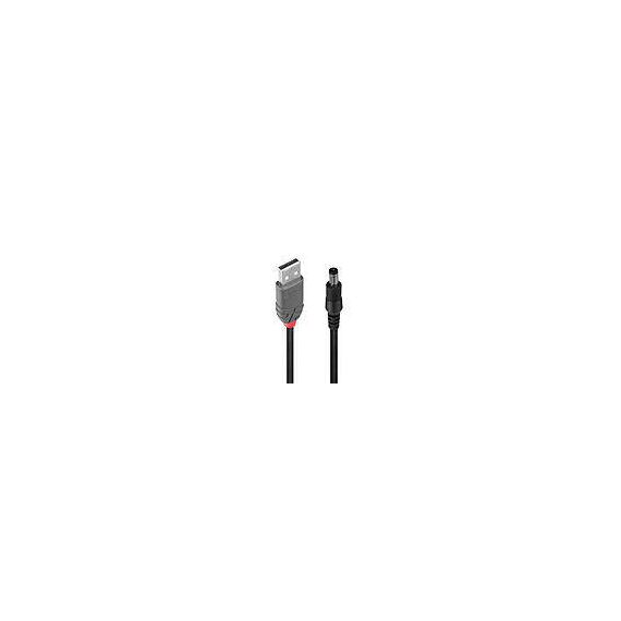 Lindy - USB / power cable - DC jack 5.5 x 2.1 mm (M) to U | 70268