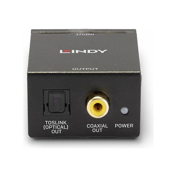 Lindy - Analogue to digital audio converter - black | 70309