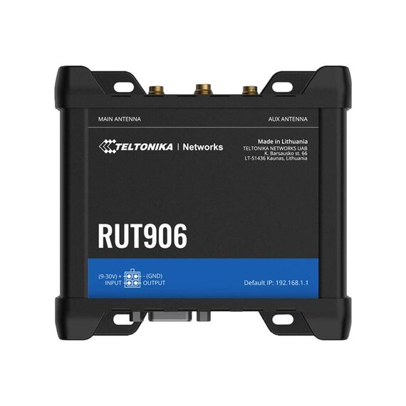 Teltonika RUT906 - - wireless router - - WWAN 3-po | RUT906000000