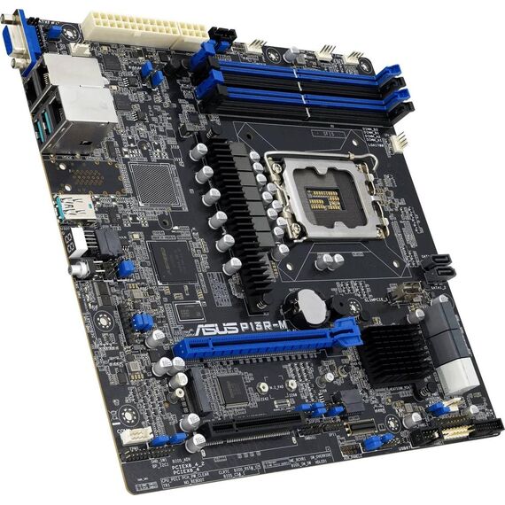 ASUS P13R-M is an Intel Xeon E-2400 LGA 1700 micro-ATX server motherboard