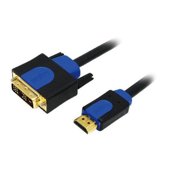 LogiLink Adapter cable HDMI male to DVID male 5 CHB3105