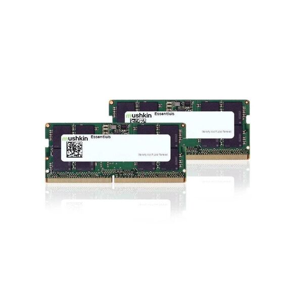 Mushkin Essentials, 64 GB, 2 x 32 GB, DDR5, 4800 MHz MES5S480FD32GX2