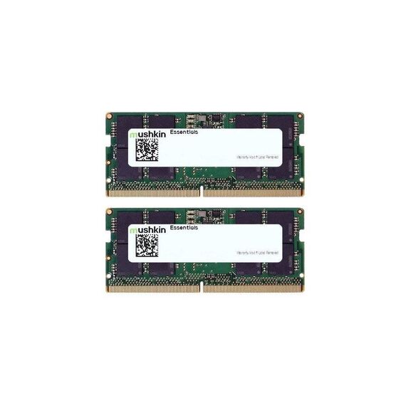 Mushkin Essentials, 64 GB, 2 x 32 GB, DDR5, 4800 MHz MES5S480FD32GX2