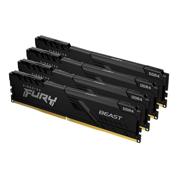 Kingston FURY Beast - DDR4 - kit - 128 GB 4 x  | KF436C18BBK4/128
