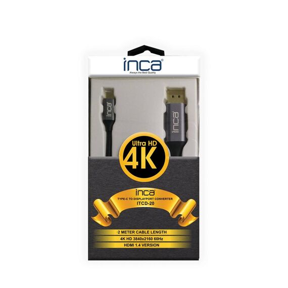 Inca ITCD-20 2m USB-C to HDMI Male - Male Straigh ITCD02TX