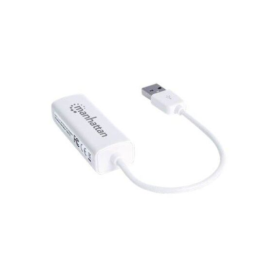 Manhattan USBA Fast Ethernet Adapter, 10100 Mbps 506731