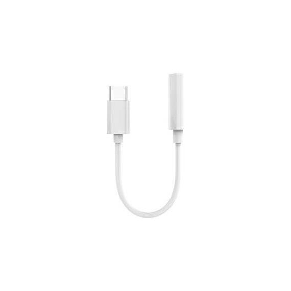 2GO 797008 3.5mm Male USB TypeC Male 0.1 m White Audio 797008