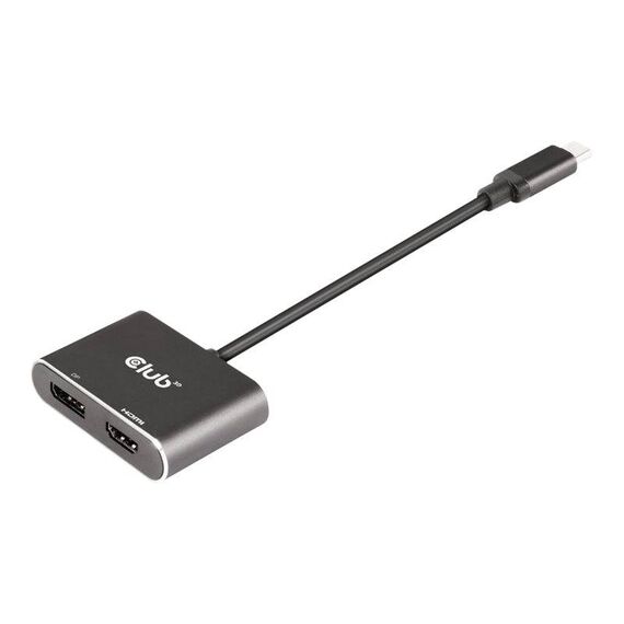 Club 3D Adapter 24 pin USBC (M) to HDMI, DisplayPort CSV1552