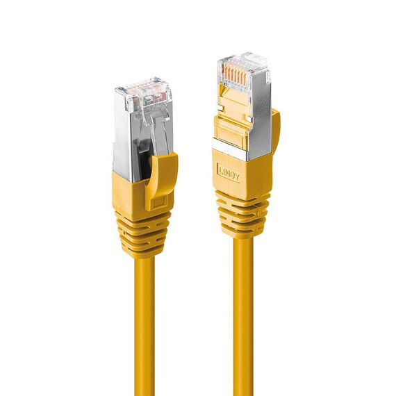 Lindy 1m Cat.6A SFTP LSZH Patch Cable Yellow 47862
