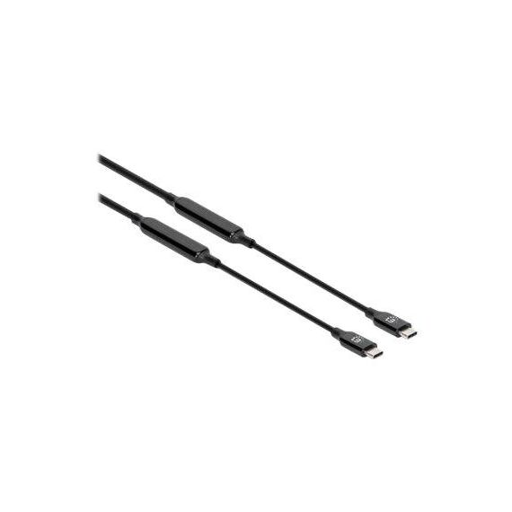Manhattan USBC to USBC Cable, 5m, Active, Male to 355971