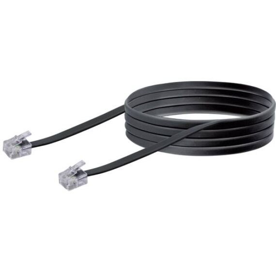 Schwaiger 6.0m RJ11 RJ11. Cable length: 6 m, TAL6331533
