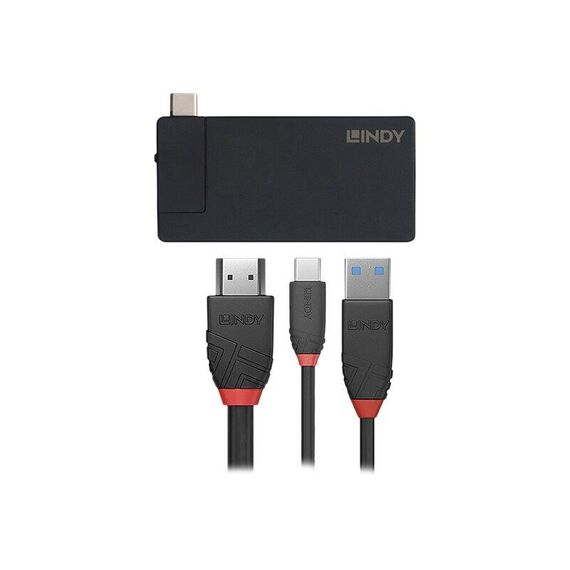 LINDY - Docking station - USB-C 3.2 Gen 1 / Thunderbolt 3 | 43336